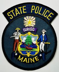 MAINE STATE POLICE SHOULDER PATCH